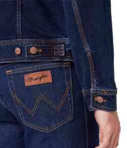 Wrangler Herren Jeans Jacke Blue Black